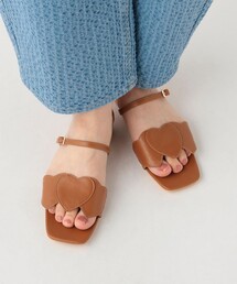 ハート モチーフ サンダル