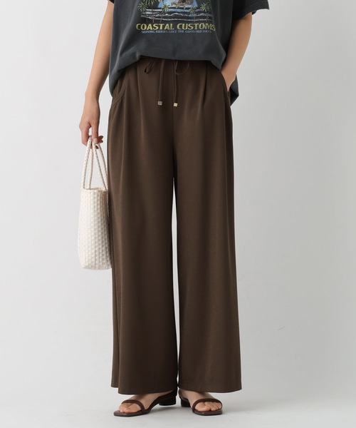 Elura(エルーラ)の「カノコジャージーパンツ/659961(その他パンツ・レディース・チャコールグレー/ブラウン・MEDIUM/LARGE)」の2枚目の写真