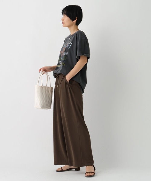 Elura(エルーラ)の「カノコジャージーパンツ/659961(その他パンツ・レディース・チャコールグレー/ブラウン・MEDIUM/LARGE)」の8枚目の写真