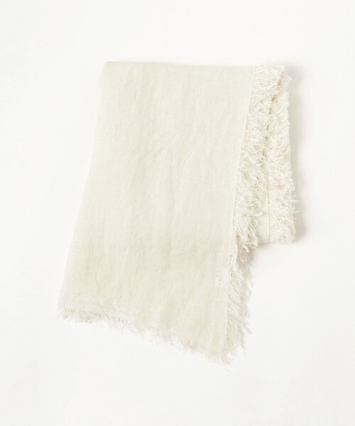 Demi-Luxe BEAMS（デミルクス ビームス）の「ASAUCE MELER / リネン ガーゼ ストール（ストール/ショール・レディース・ナチュラル/グレー/ダークブラウン・ONE SIZE）」の14枚目の写真