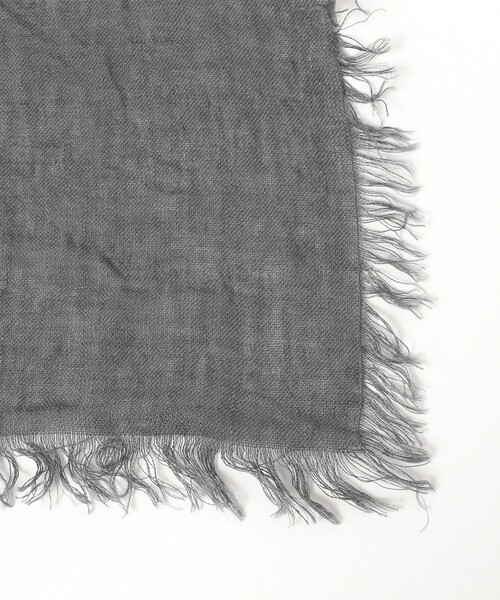 Demi-Luxe BEAMS（デミルクス ビームス）の「ASAUCE MELER / リネン ガーゼ ストール（ストール/ショール・レディース・ナチュラル/グレー/ダークブラウン・ONE SIZE）」の9枚目の写真