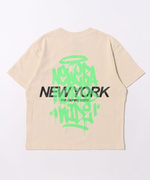NEW ERA（ニューエラ）の「NEW ERA/ニューエラ 半袖 Tシャツ キッズ YTH SS CT TEGGING（Tシャツ/カットソー・キッズ・ブラック/ホワイト/クリーム・160cm/150cm/140cm/130cm）」の4枚目の写真