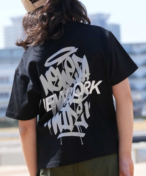 NEW ERA（ニューエラ）の「NEW ERA/ニューエラ 半袖 Tシャツ キッズ YTH SS CT TEGGING（Tシャツ/カットソー・キッズ・ブラック/ホワイト/クリーム・160cm/150cm/140cm/130cm）」の2枚目の写真