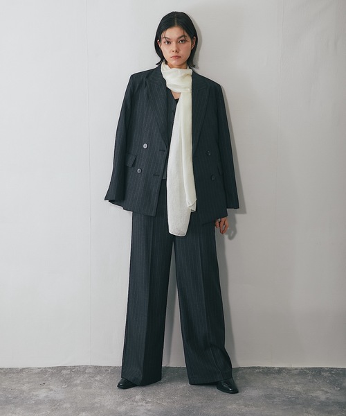 SMILE ORCHID(スマイルオーキッド)の「シアーショールストール(ストール/ショール・レディース・ブラック/アイボリー/モカ・FREE)」の8枚目の写真