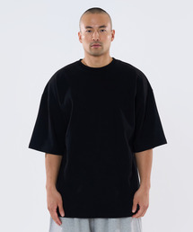 TURTLEBACK（タートルバック）の「コア無地オーバーサイズ半袖（ブラック）（Tシャツ/カットソー）」