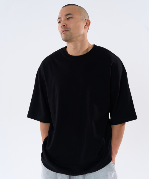 TURTLEBACK（タートルバック）の「コア無地オーバーサイズ半袖（ブラック）（Tシャツ/カットソー・メンズ・その他・X-LARGE/XX-LARGE/MEDIUM/LARGE）」の4枚目の写真