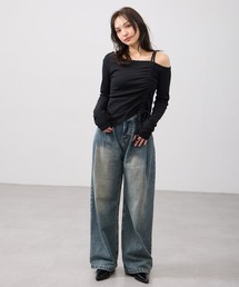 INGNI | バレルレッグデニムパンツ(デニムパンツ)