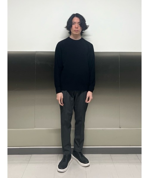 AOURE（アウール）の「LUME クルーネック（ニット/セーター・メンズ・ホワイト/ミント/ブラック・MEDIUM/LARGE/SMALL/X-LARGE）」の11枚目の写真
