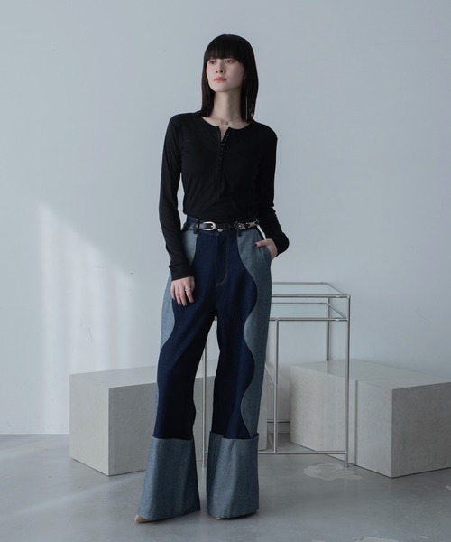 VACANCY(ヴァカンシー)の「ウエスタンバックルベルト/細ベルト(ベルト・レディース・ブラック・FREE)」の7枚目の写真