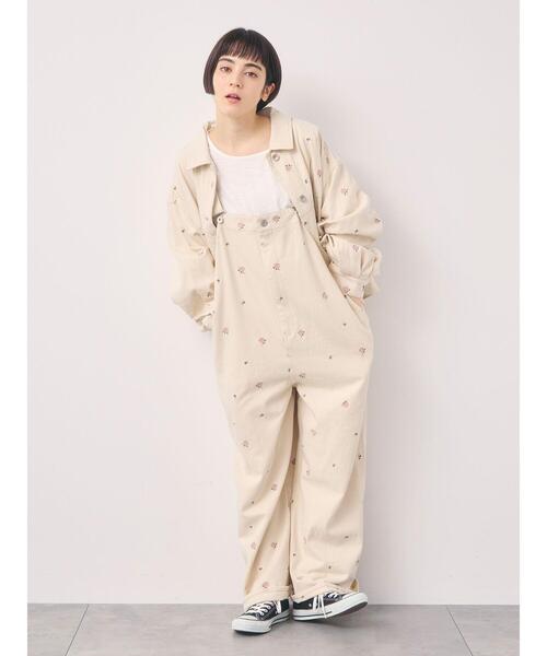 Samansa Mos2（サマンサ モスモス）の「【オーガニックコットン】デニムジャケット（ノーカラージャケット・レディース・サックスブルー/ブルー/キナリ・F）」の5枚目の写真