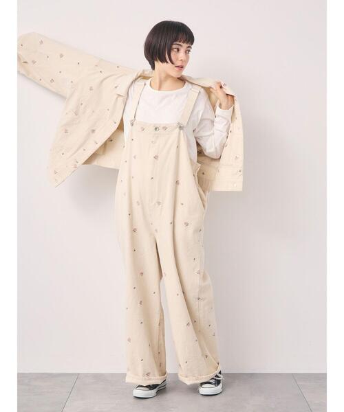 Samansa Mos2（サマンサ モスモス）の「【オーガニックコットン】デニムジャケット（ノーカラージャケット・レディース・サックスブルー/ブルー/キナリ・F）」の8枚目の写真