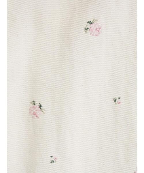 Samansa Mos2（サマンサ モスモス）の「【オーガニックコットン】デニムジャケット（ノーカラージャケット・レディース・サックスブルー/ブルー/キナリ・F）」の15枚目の写真