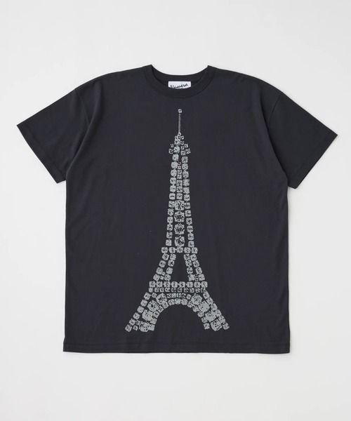 L.H.P（エルエイチピー）の「VAQUERA×MOUSSY/ヴァケラ×マウジー/VQ PARIS SYNDROME T SHIRT（Tシャツ/カットソー・レディース・レッド/ホワイト/ブラック・S/M）」の2枚目の写真