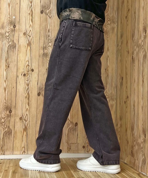 AVIREX(アヴィレックス)の「ACID WASH SWEAT PANTS(スウェットパンツ・メンズ・チャコールグレー/グレー・M/XL/L)」の4枚目の写真