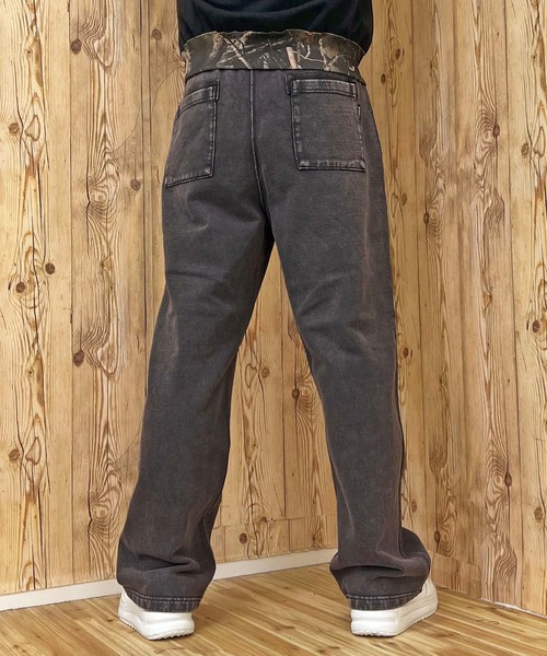 AVIREX(アヴィレックス)の「ACID WASH SWEAT PANTS(スウェットパンツ・メンズ・チャコールグレー/グレー・M/XL/L)」の6枚目の写真
