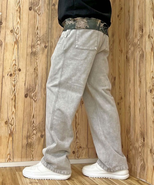 AVIREX(アヴィレックス)の「ACID WASH SWEAT PANTS(スウェットパンツ・メンズ・チャコールグレー/グレー・M/XL/L)」の13枚目の写真