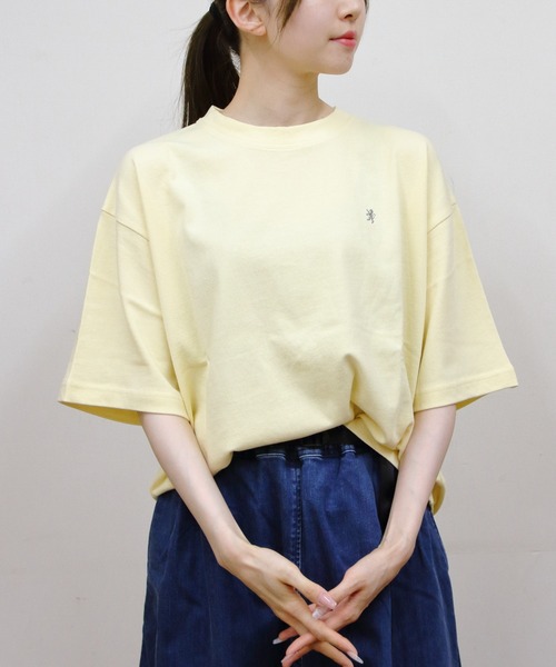 GYMPHLEX(ジムフレックス)の「Gymphlex/ジムフレックス クルーネックショートスリーブプルオーバー CREWNECK SHORTSLEEVE PULLOVER GY-C0541 KTS(メンズ)(Tシャツ/カットソー・メンズ・ダークブルー/イエロー/グレー・L/M)」の3枚目の写真