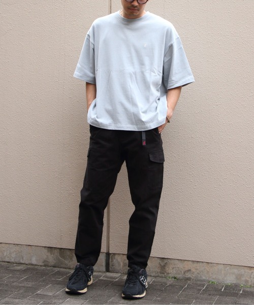 GYMPHLEX(ジムフレックス)の「Gymphlex/ジムフレックス クルーネックショートスリーブプルオーバー CREWNECK SHORTSLEEVE PULLOVER GY-C0541 KTS(メンズ)(Tシャツ/カットソー・メンズ・ダークブルー/イエロー/グレー・L/M)」の8枚目の写真