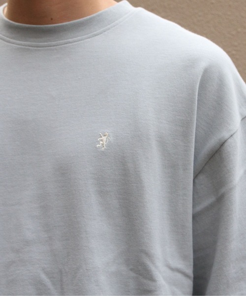 GYMPHLEX(ジムフレックス)の「Gymphlex/ジムフレックス クルーネックショートスリーブプルオーバー CREWNECK SHORTSLEEVE PULLOVER GY-C0541 KTS(メンズ)(Tシャツ/カットソー・メンズ・ダークブルー/イエロー/グレー・L/M)」の4枚目の写真