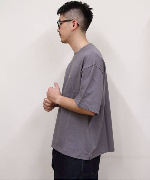 GYMPHLEX(ジムフレックス)の「Gymphlex/ジムフレックス クルーネックショートスリーブプルオーバー CREWNECK SHORTSLEEVE PULLOVER GY-C0541 KTS(メンズ)(Tシャツ/カットソー・メンズ・ダークブルー/イエロー/グレー・L/M)」の12枚目の写真
