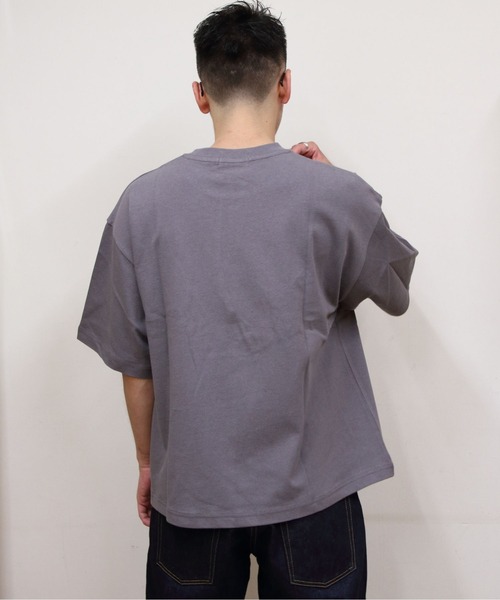 GYMPHLEX(ジムフレックス)の「Gymphlex/ジムフレックス クルーネックショートスリーブプルオーバー CREWNECK SHORTSLEEVE PULLOVER GY-C0541 KTS(メンズ)(Tシャツ/カットソー・メンズ・ダークブルー/イエロー/グレー・L/M)」の13枚目の写真