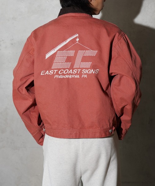 THRIFTY LOOK(スリフティールック)の「THRIFTY LOOK / スリフティールック CROPPED ENGINEER JACKET ダック ショート ジップジャケット(ブルゾン・メンズ・ワイン/ブラック/グレー・MEDIUM/SMALL/LARGE)」の14枚目の写真