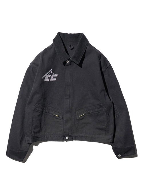 THRIFTY LOOK(スリフティールック)の「THRIFTY LOOK / スリフティールック CROPPED ENGINEER JACKET ダック ショート ジップジャケット(ブルゾン・メンズ・ワイン/ブラック/グレー・MEDIUM/SMALL/LARGE)」の16枚目の写真