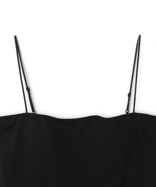 ROPE'（ロペ）の「【Lala Vie(ララヴィ)】別注カップ付きキャミソール(巾着付き)/イージーケア（キャミソール・レディース・ブラック/ホワイト・FREE）」の6枚目の写真