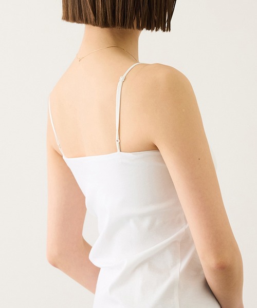 ROPE'(ロペ)の「【Lala Vie(ララヴィ)】別注カップ付きキャミソール(巾着付き)/イージーケア(キャミソール・レディース・ブラック/ホワイト・FREE)」の21枚目の写真