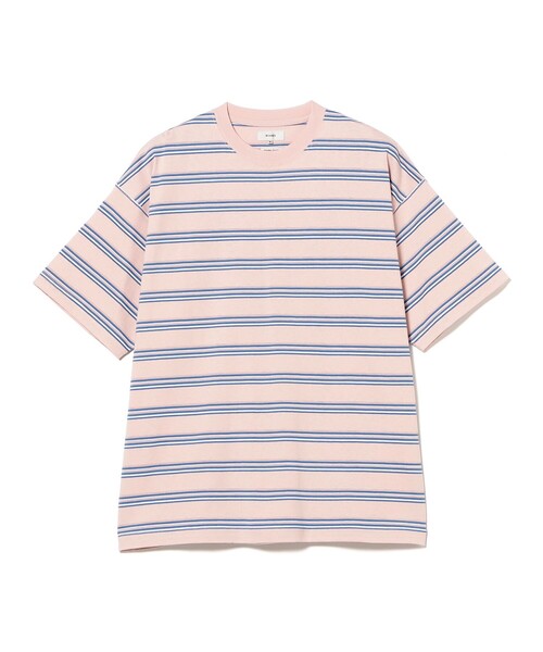 BEAMS(ビームス)の「ルーズ ボーダー Tシャツ(Tシャツ/カットソー・メンズ・グレー/ブルー/レッド系その他2・S/M/L/XL)」の14枚目の写真
