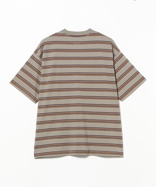 BEAMS(ビームス)の「ルーズ ボーダー Tシャツ(Tシャツ/カットソー・メンズ・グレー/ブルー/レッド系その他2・S/M/L/XL)」の8枚目の写真