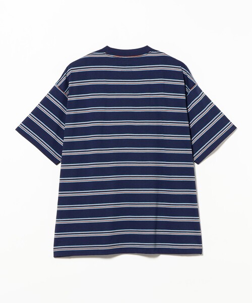 BEAMS(ビームス)の「ルーズ ボーダー Tシャツ(Tシャツ/カットソー・メンズ・グレー/ブルー/レッド系その他2・S/M/L/XL)」の11枚目の写真