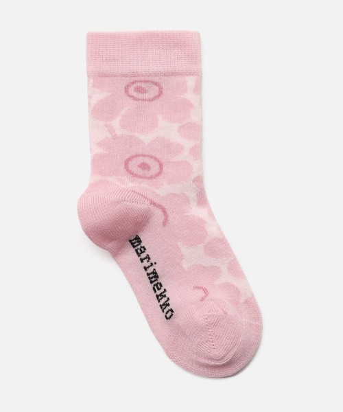 marimekko(マリメッコ)の「【Kids】Makeinen Unikko / Kids socks(ソックス/靴下・キッズ・レッド/ライトピンク・19/22/25/28/31)」の3枚目の写真