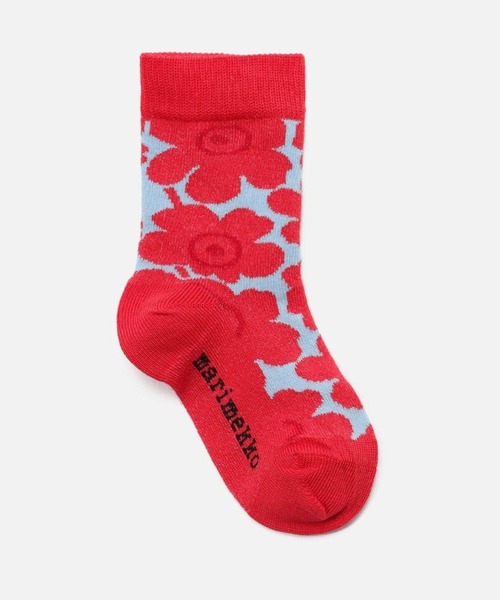 marimekko（マリメッコ）の「【Kids】Makeinen Unikko / Kids  socks（ソックス/靴下・キッズ・レッド/ライトピンク・19/22/25/28/31）」の10枚目の写真