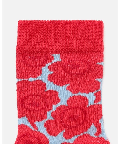 marimekko（マリメッコ）の「【Kids】Makeinen Unikko / Kids  socks（ソックス/靴下・キッズ・レッド/ライトピンク・19/22/25/28/31）」の9枚目の写真