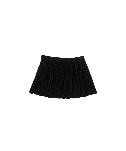 anyonemore(エニワンモア)の「アイレットベルト付きストライププリーツテニスミニスカート(スカート・レディース・グレー・LARGE/MEDIUM/SMALL)」の20枚目の写真