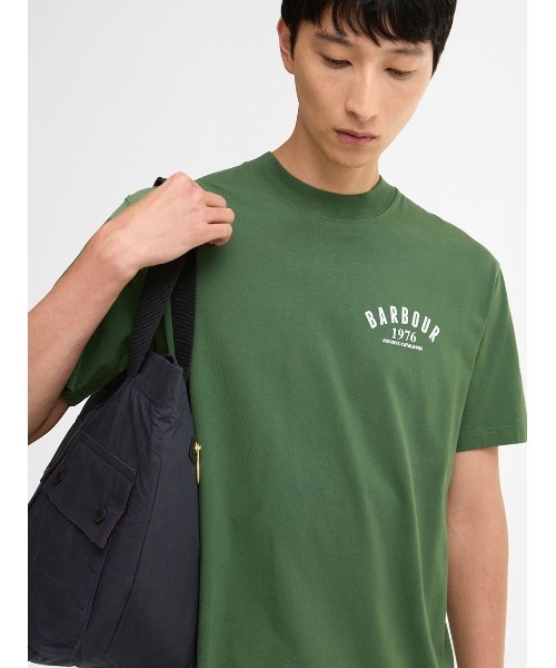 Barbour（バブアー）の「1976 グラフィック オーバーサイズTシャツ（Tシャツ/カットソー・メンズ・ホワイト/グリーン・42/40/38/36）」の9枚目の写真
