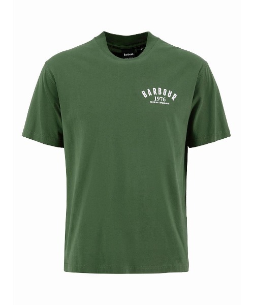 Barbour（バブアー）の「1976 グラフィック オーバーサイズTシャツ（Tシャツ/カットソー・メンズ・ホワイト/グリーン・42/40/38/36）」の4枚目の写真