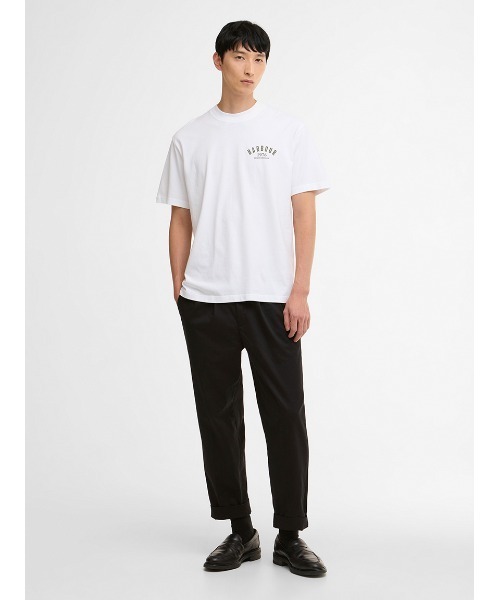 Barbour（バブアー）の「1976 グラフィック オーバーサイズTシャツ（Tシャツ/カットソー・メンズ・ホワイト/グリーン・42/40/38/36）」の11枚目の写真