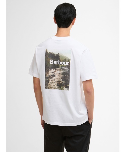 Barbour（バブアー）の「1976 グラフィック オーバーサイズTシャツ（Tシャツ/カットソー・メンズ・ホワイト/グリーン・42/40/38/36）」の13枚目の写真