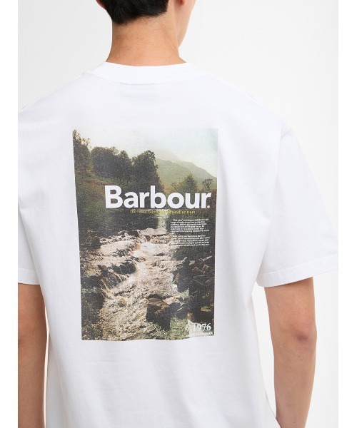 Barbour（バブアー）の「1976 グラフィック オーバーサイズTシャツ（Tシャツ/カットソー・メンズ・ホワイト/グリーン・42/40/38/36）」の15枚目の写真