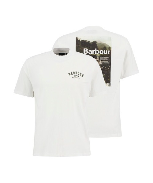 Barbour（バブアー）の「1976 グラフィック オーバーサイズTシャツ（Tシャツ/カットソー・メンズ・ホワイト/グリーン・42/40/38/36）」の16枚目の写真