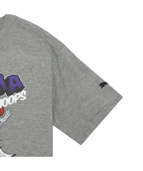PUMA(プーマ)の「PUMA プーマ メンズ バスケットボール フレグラントファウル 半袖 Tシャツ 4(Tシャツ/カットソー・メンズ・ブラック/ヘザーグレー・SMALL/LARGE/X-LARGE/X-SMALL/MEDIUM)」の4枚目の写真