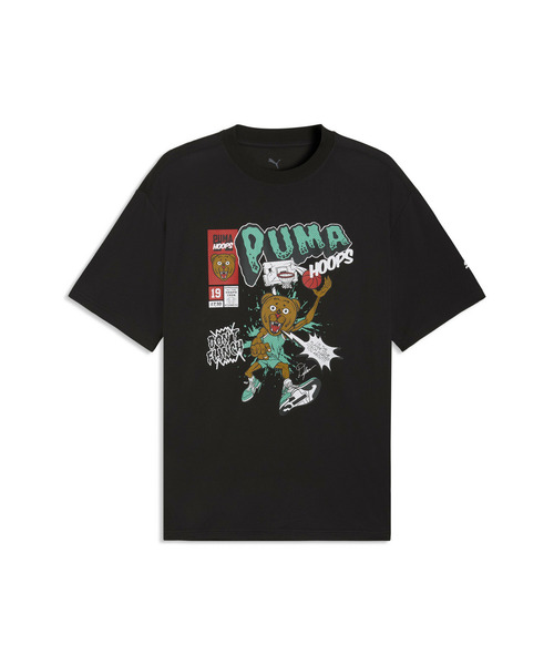 PUMA(プーマ)の「PUMA プーマ メンズ バスケットボール フレグラントファウル 半袖 Tシャツ 4(Tシャツ/カットソー・メンズ・ブラック/ヘザーグレー・SMALL/LARGE/X-LARGE/X-SMALL/MEDIUM)」の10枚目の写真