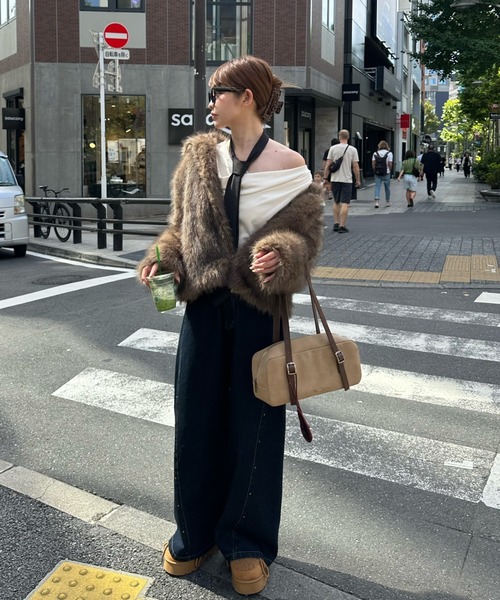 RAY CASSIN（レイカズン）の「ダブルジップファーブルゾン（ブルゾン・レディース・アイボリー/ベージュ系その他2・FREE）」の15枚目の写真