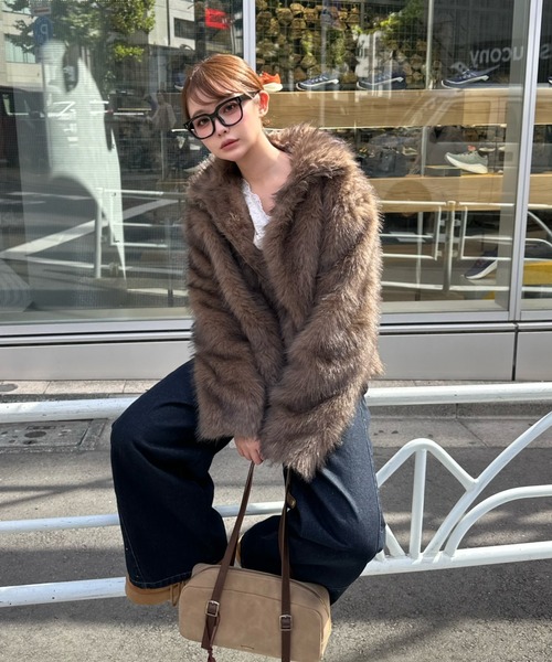 RAY CASSIN（レイカズン）の「ダブルジップファーブルゾン（ブルゾン・レディース・アイボリー/ベージュ系その他2・FREE）」の17枚目の写真