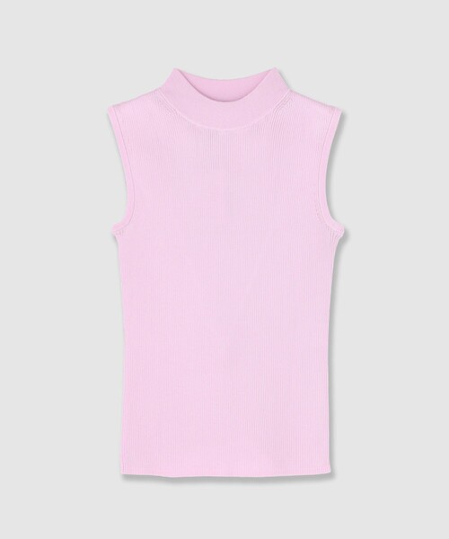 ANAYI（アナイ）の「アセテートポリエステルノースリーブ（ニット/セーター・レディース・ミント/ラベンダー/ベージュ/ホワイト/ブラック/ブルー・38）」の6枚目の写真