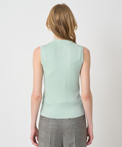 ANAYI（アナイ）の「アセテートポリエステルノースリーブ（ニット/セーター・レディース・ミント/ラベンダー/ベージュ/ホワイト/ブラック/ブルー・38）」の9枚目の写真