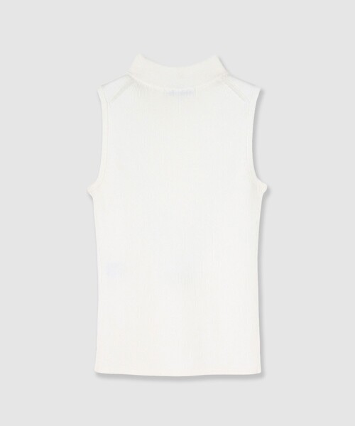 ANAYI（アナイ）の「アセテートポリエステルノースリーブ（ニット/セーター・レディース・ミント/ラベンダー/ベージュ/ホワイト/ブラック/ブルー・38）」の13枚目の写真