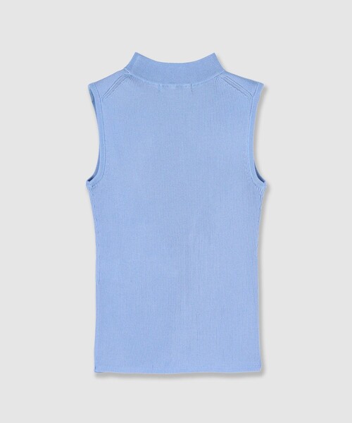 ANAYI（アナイ）の「アセテートポリエステルノースリーブ（ニット/セーター・レディース・ミント/ラベンダー/ベージュ/ホワイト/ブラック/ブルー・38）」の21枚目の写真